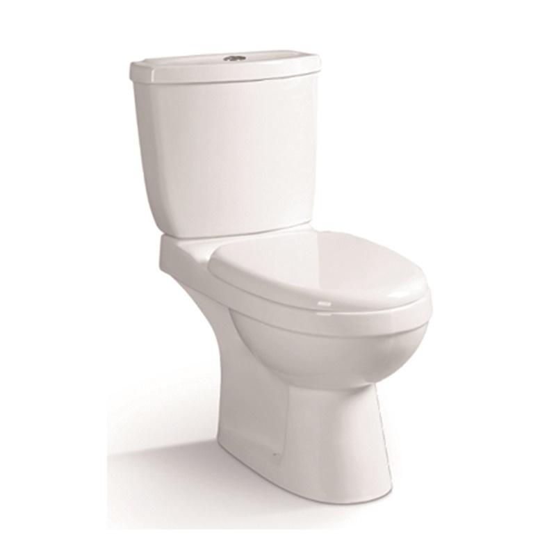 YS22210S Retro dizajn 2-dijelni keramički WC, WC školjka s P-sifonom;