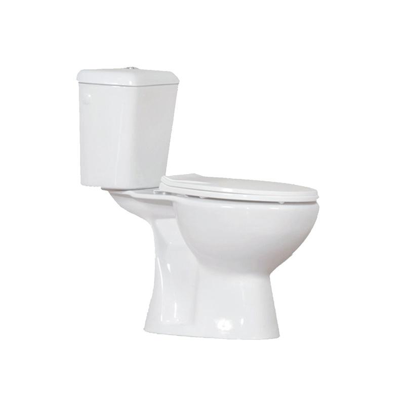 YS22221S Retro dizajn 2-dijelni keramički WC, usko spojen WC s P-sifonom;