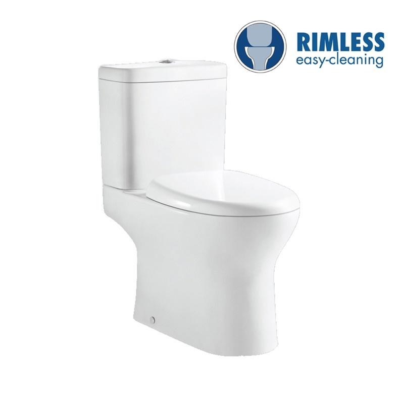 YS22274 2-dijelni keramički WC bez ruba, WC s P-sifonom;