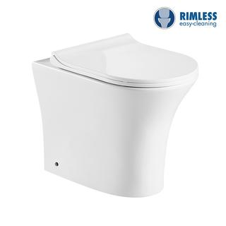 YS22294F Jednostojeći keramički WC, bez ruba, WC s P-sifonom;