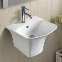 YS26616 Keramički zidni umivaonik, jednodijelni totem umivaonik;
