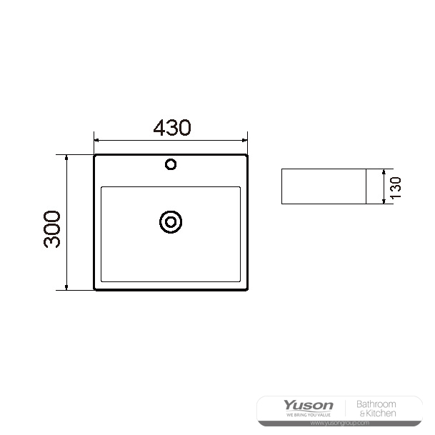 YS28363 Keramički nadpultni umivaonik, umjetnički umivaonik, keramički umivaonik;