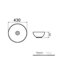 YS28398 Keramički nadpultni umivaonik, umjetnički umivaonik, keramički umivaonik;