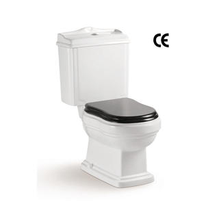 YS22209P Retro dizajn 2-dijelni keramički WC, WC školjka s P-sifonom;