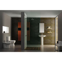 YS22212S Retro dizajn 2-dijelni keramički WC, WC školjka s P-sifonom;