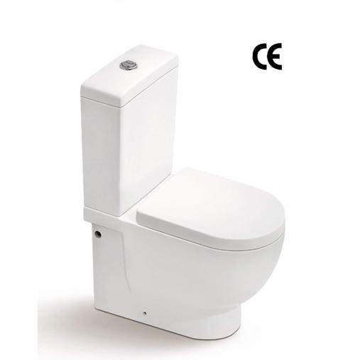 YS22214S Retro dizajn 2-dijelni keramički WC, WC školjka s P-sifonom;