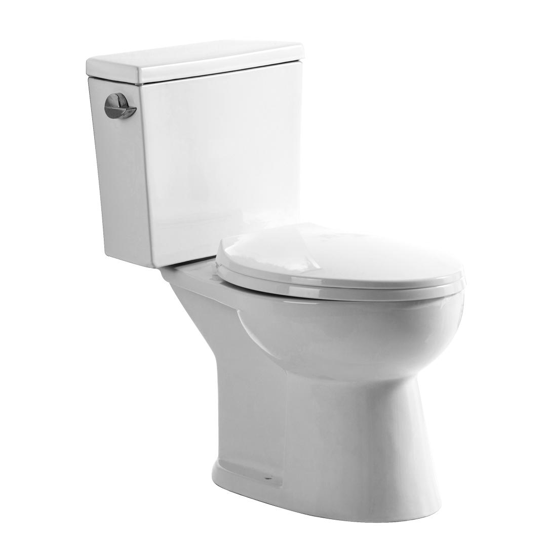 YS22241 2-dijelni keramički WC, izduženi WC sa S sifonom, TISI/SNI certificirani WC;