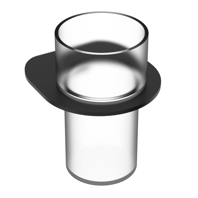 20484-MB Kupaonski pribor, Držač za čašu, cink/mjed/SUS Držač za čašu i staklena šalica;
