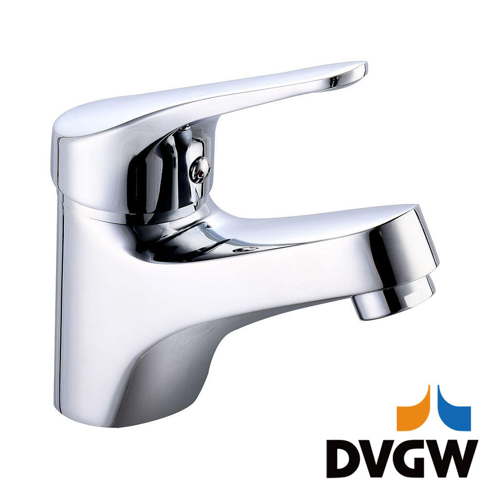 4135-30 DVGW certificirana, jednoručna miješalica za umivaonik s mesinganom slavinom za toplu/hladnu vodu